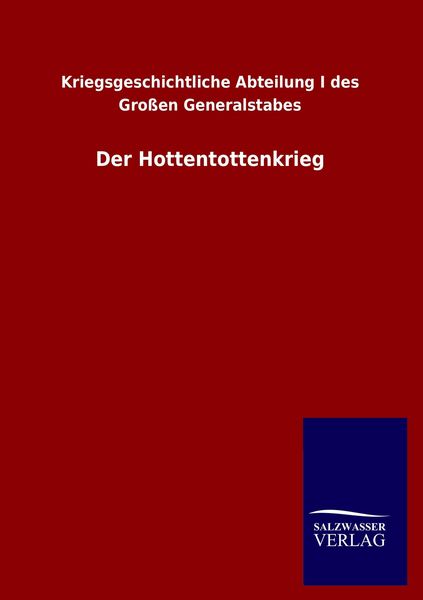 Produktbild: Der Hottentottenkrieg