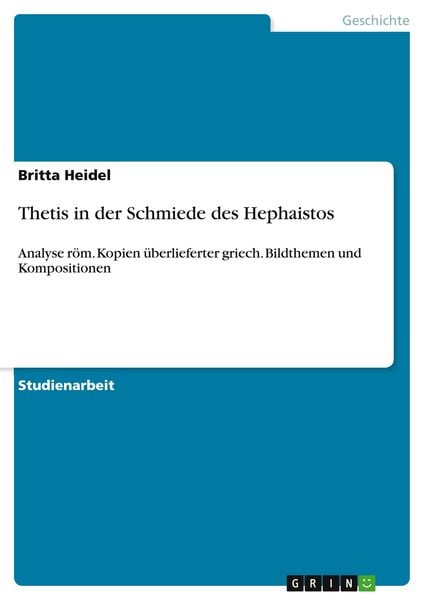 Produktbild: Thetis in der Schmiede des Hephaistos