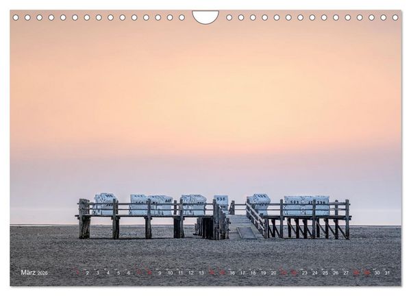 Produktbild: Nordseeurlaub in St. Peter-Ording (Wandkalender 2026 DIN A4 quer), CALVENDO Monatskalender