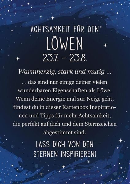 Produktbild: Achtsamkeit f&uuml;r den L&ouml;wen