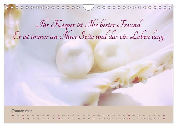 Produktbild: Innere Perlen (Wandkalender 2027 DIN A4 quer), CALVENDO Monatskalender