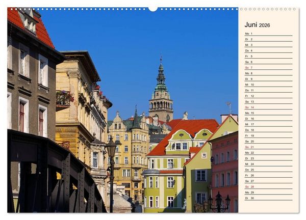 Produktbild: Glatz - Hauptstadt der Grafschaft Glatz (hochwertiger Premium Wandkalender 2026 DIN A2 quer), Kunstdruck in Hochglanz