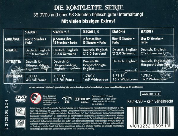 Buffy - Complete Box  [39 DVDs]