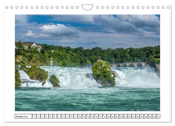 Produktbild: Rheinfall in Schaffhausen - Ein Naturschauspiel (Wandkalender 2026 DIN A4 quer), CALVENDO Monatskalender