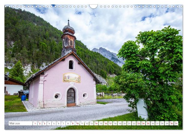Produktbild: Kapellen im Tiroler Leutaschtal (Wandkalender 2026 DIN A3 quer), CALVENDO Monatskalender