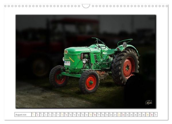 Produktbild: Oldtimer - Trecker Liebe (Wandkalender 2026 DIN A3 quer), CALVENDO Monatskalender