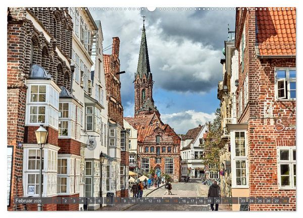 Produktbild: L&Uuml;NEBURG Ein- und Ausblicke von Andreas Voigt (Wandkalender 2026 DIN A2 quer), CALVENDO Monatskalender
