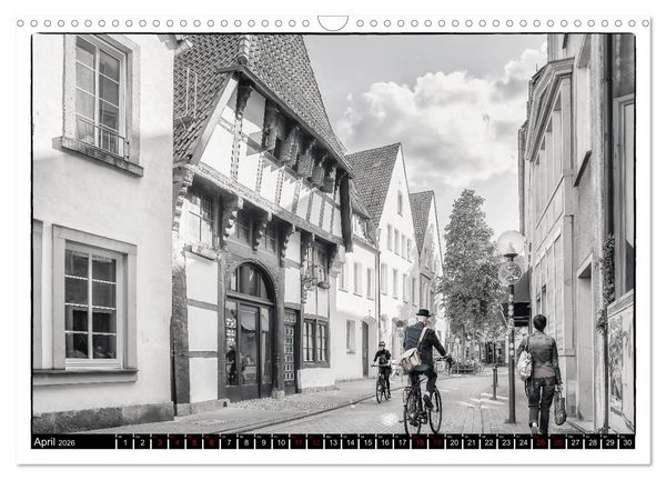 Produktbild: Osnabr&uuml;ck f&auml;hrt Fahrrad (Wandkalender 2026 DIN A3 quer), CALVENDO Monatskalender