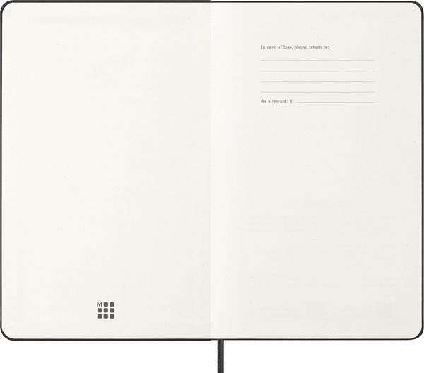 Produktbild: Moleskine 12 Monate Wochenkalender 2027, Large/A5, 1 Wo = 2 Seiten, horizontal, fester Einband, Schwarz