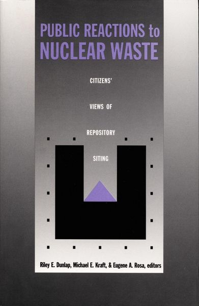 Produktbild: Public Reactions to Nuclear Waste