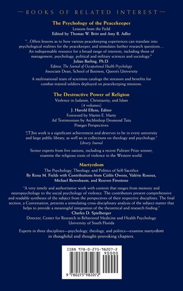 Produktbild: Psychology of Terrorism