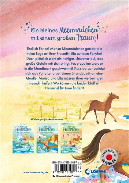 Produktbild: Marisa Meerm&auml;dchen (Band 4) - Eine wundersame Ponyrettung