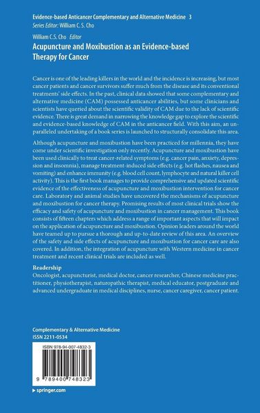 Produktbild: Acupuncture and Moxibustion as an Evidence-based Therapy for Cancer