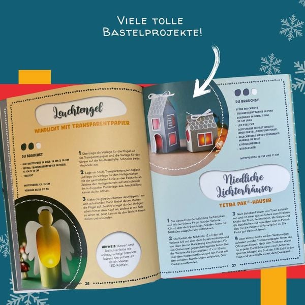 Produktbild: Das Weihnachtsbastelbuch f&uuml;r Kids