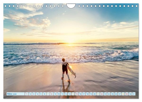 Produktbild: Surfen - so cool (Wandkalender 2026 DIN A4 quer), CALVENDO Monatskalender
