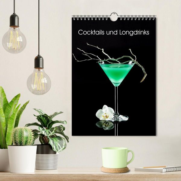 Produktbild: Cocktails und Longdrinks (Wandkalender 2026 DIN A4 hoch), CALVENDO Monatskalender