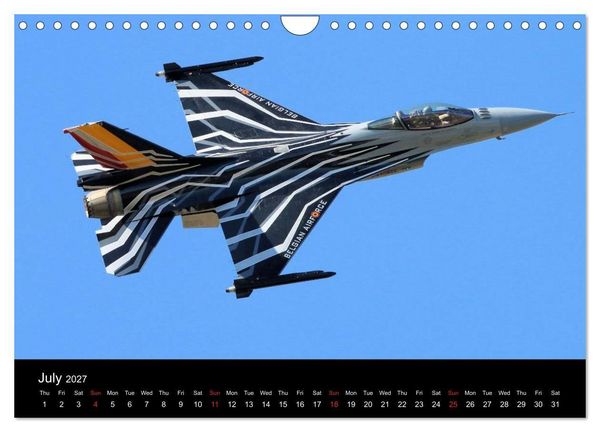 Produktbild: General Dynamics F-16 Fighting Falcon (Wall Calendar 2027 DIN A4 landscape), CALVENDO 12 Month Wall Calendar