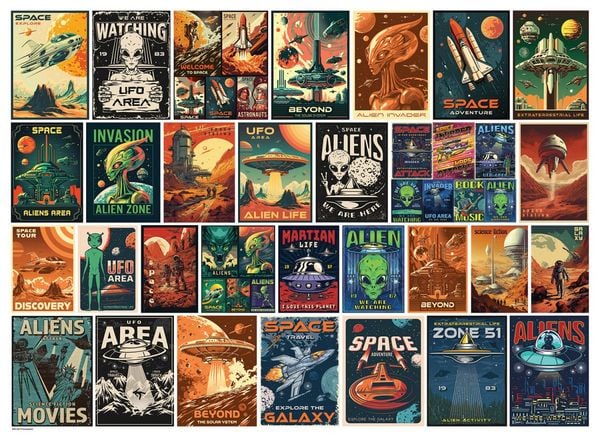 Produktbild: Au&szlig;erirdische Poster