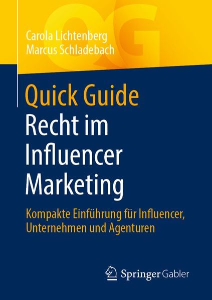 Produktbild: Quick Guide Recht im Influencer Marketing