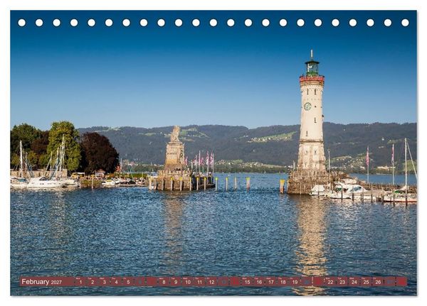 Produktbild: Bavaria.The Allgaeu and the Koenigssse (Desk Calendar 2027 DIN A5 landscape), CALVENDO 12 Month DeskCalendar