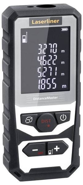 Produktbild: Laser-Entfernungsmesser DistanceMaster 080.982A Typ DistanceMaster Opt. - Lieferumfang 3 x 1,5V LR03 (AAA), Transportb