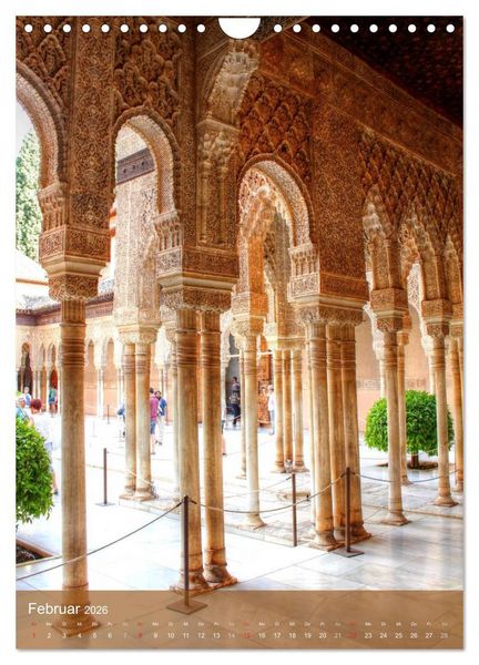 Produktbild: Die Alhambra (Wandkalender 2026 DIN A4 hoch), CALVENDO Monatskalender