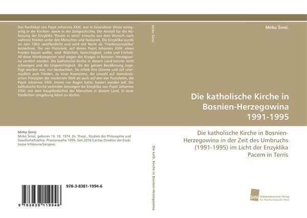 Produktbild: Die katholische Kirche in Bosnien-Herzegowina 1991-1995