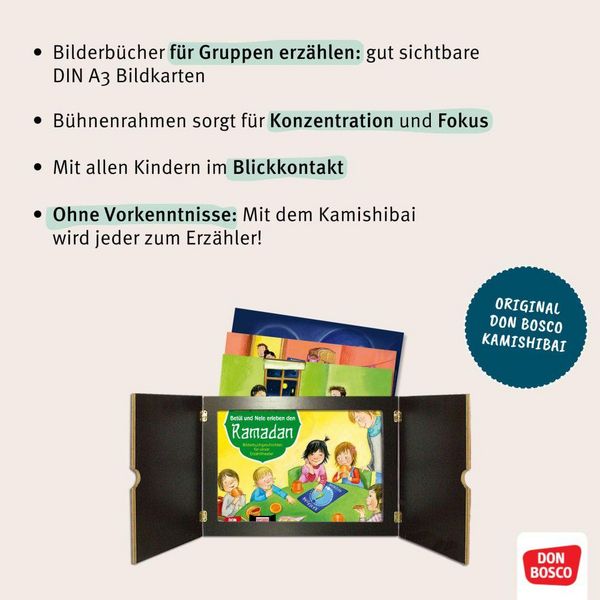Produktbild: Bet&uuml;l und Nele erleben das Opferfest. Kamishibai Bildkartenset.