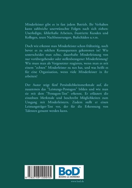Produktbild: Minderleister von Leistungstr&auml;gern unterscheiden
