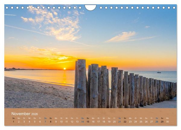 Produktbild: Die Bretagne - Sonne und das Meer (Wandkalender 2026 DIN A4 quer), CALVENDO Monatskalender