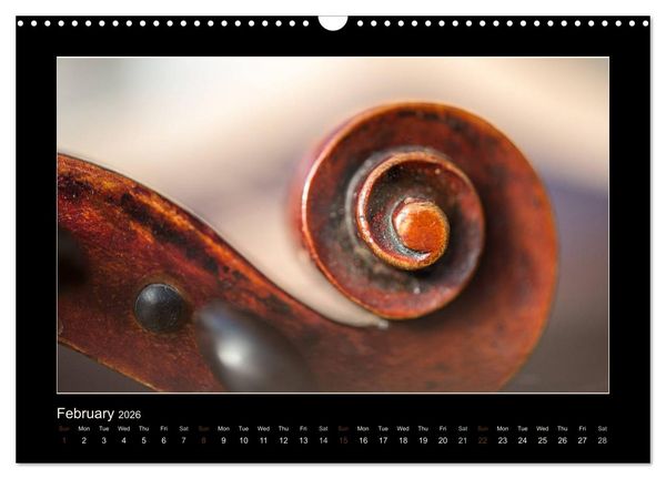Produktbild: A violin only (Wall Calendar 2026 DIN A3 landscape), CALVENDO 12 Month Wall Calendar