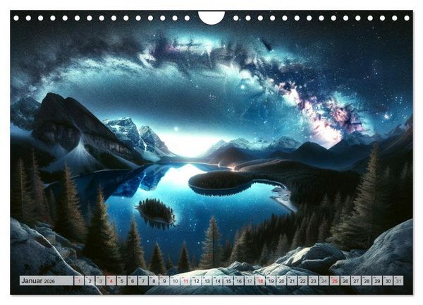 Produktbild: Momente der Ruhe - Beruhigende Ansichten f&uuml;r jeden Monat (Wandkalender 2026 DIN A4 quer), CALVENDO Monatskalender
