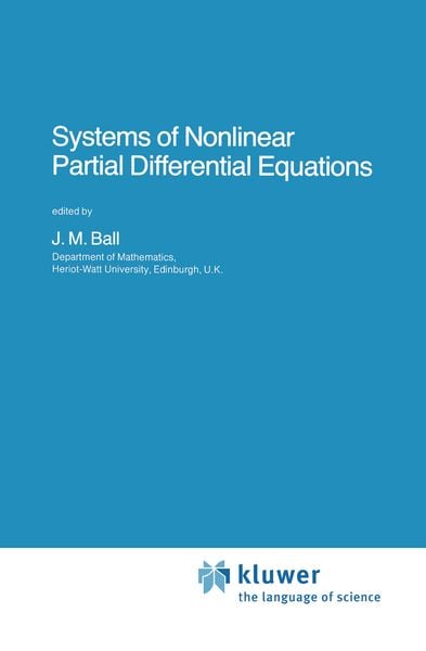 Produktbild: Systems of Nonlinear Partial Differential Equations