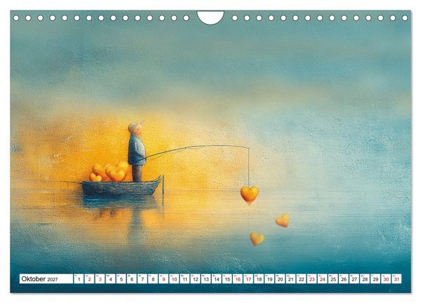 Produktbild: Fantastische F&auml;nge Die Kunst, das Unm&ouml;gliche zu angeln (Wandkalender 2027 DIN A4 quer), CALVENDO Monatskalender