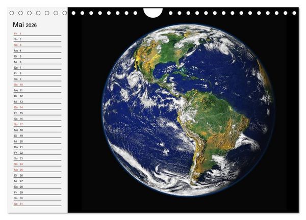 Produktbild: Sonne, Monde und Planeten (Wandkalender 2026 DIN A4 quer), CALVENDO Monatskalender