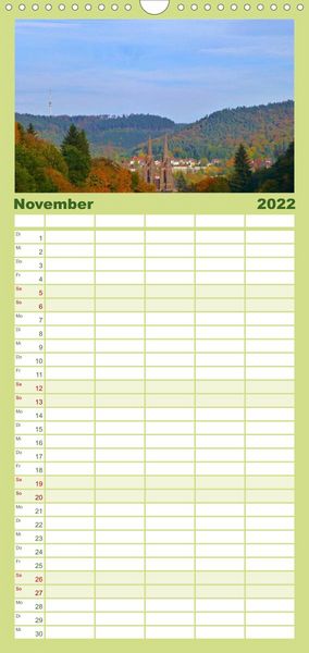 Produktbild: Familienplaner Marburg 2022 (Wandkalender 2022 , 21 cm x 45 cm, hoch)