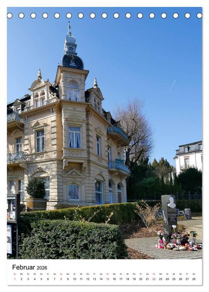 Produktbild: Bad Nauheim 2026 von Petrus Bodenstaff (Tischkalender 2026 DIN A5 hoch), CALVENDO Monatskalender