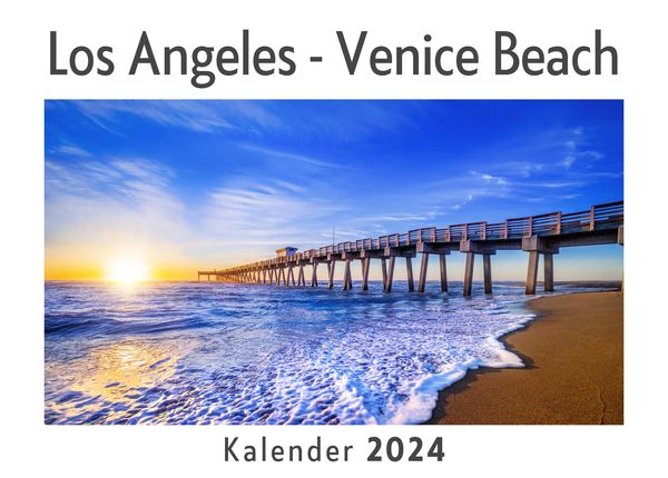 Produktbild: Los Angeles - Venice Beach (Wandkalender 2024, Kalender DIN A4 quer, Monatskalender im Querformat mit Kalendarium, Das perfekte Geschenk)