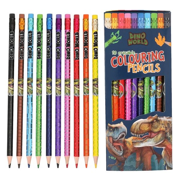 Produktbild: Dino World Radierbare Buntstifte