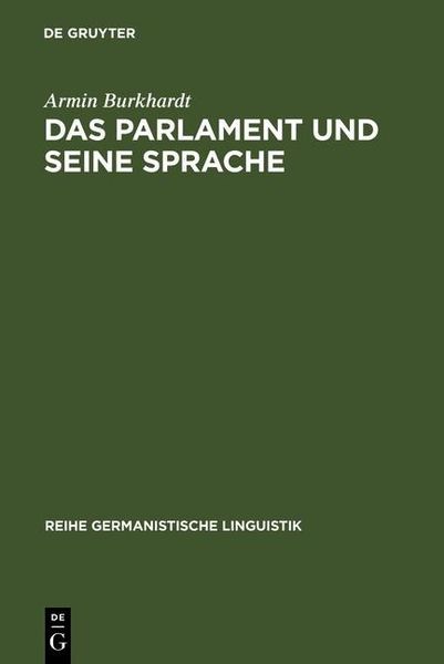 Produktbild: Das Parlament und seine Sprache