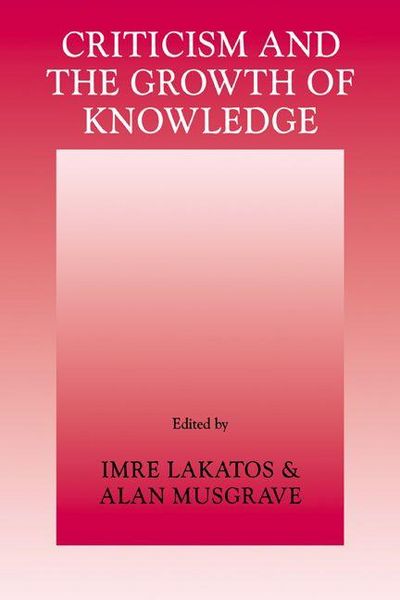 Produktbild: Criticism and the Growth of Knowledge