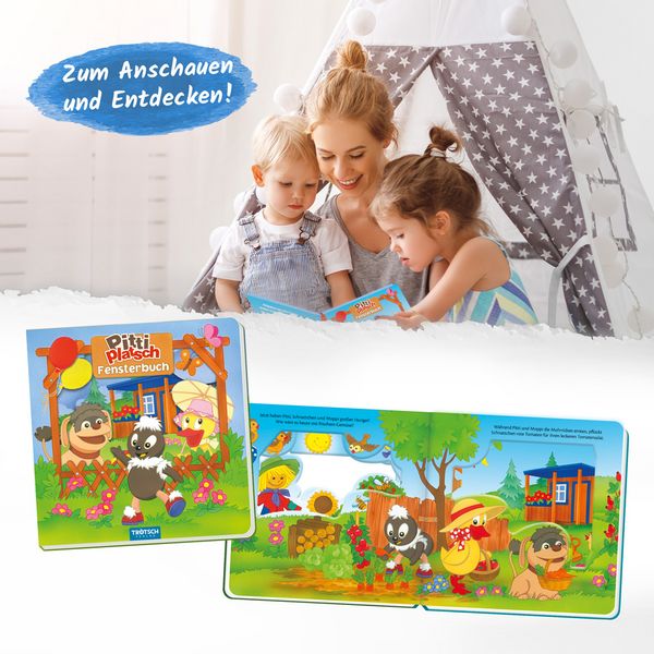 Produktbild: Tr&ouml;tsch Pittiplatsch Fensterbuch