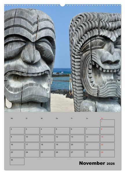 Produktbild: Hawaii - Land of Aloha (Wandkalender 2026 DIN A2 hoch), CALVENDO Monatskalender