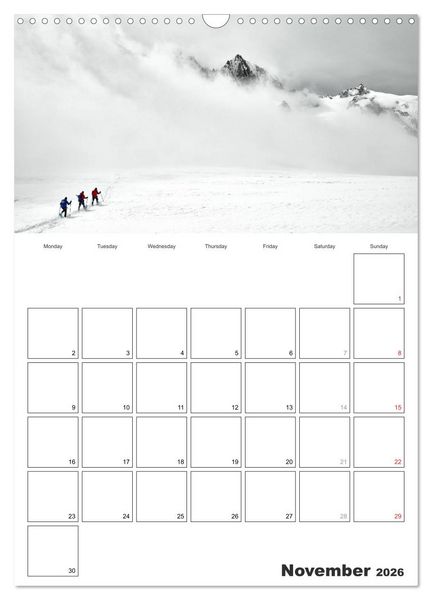 Produktbild: EXPLORING ALPS (Wall Calendar 2026 DIN A3 portrait), CALVENDO 12 Month Wall Calendar