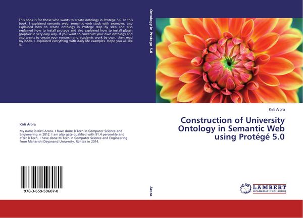 Produktbild: Construction of University Ontology in Semantic Web using Prot&eacute;g&eacute; 5.0
