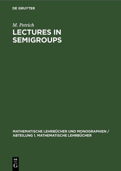 Produktbild: Lectures in Semigroups