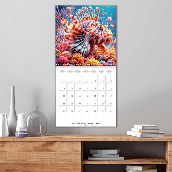 Produktbild: Sea Creatures of the Coral Reefs (Wall Calendar 2026 12 &times; 12 Inch) CALVENDO 12 Month Wall Calendar