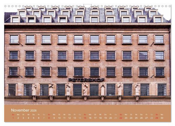 Produktbild: Leipzig - Vom Jugendstil zum Art Deco (Wandkalender 2026 DIN A3 quer), CALVENDO Monatskalender