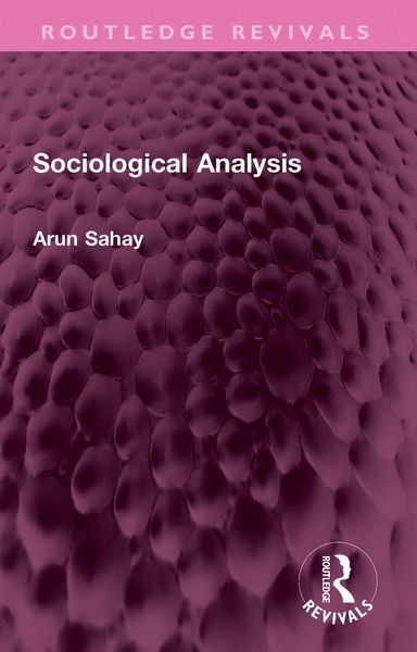 Produktbild: Sociological Analysis