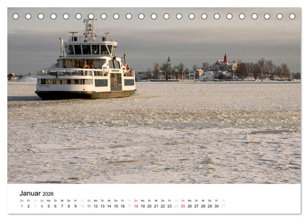 Produktbild: Finnland: Land der 1000 Seen (Tischkalender 2026 DIN A5 quer), CALVENDO Monatskalender